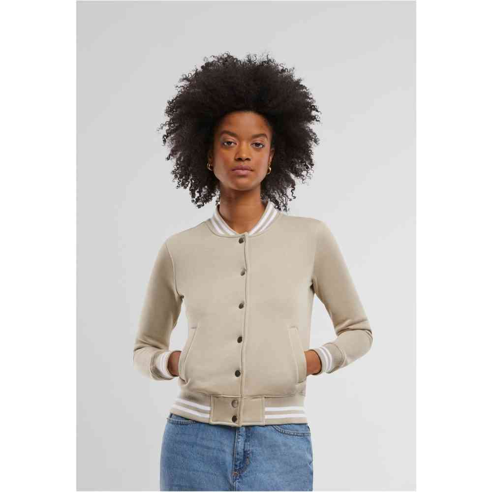 Urban Classics - Sweat College jacket - Grey/Grey